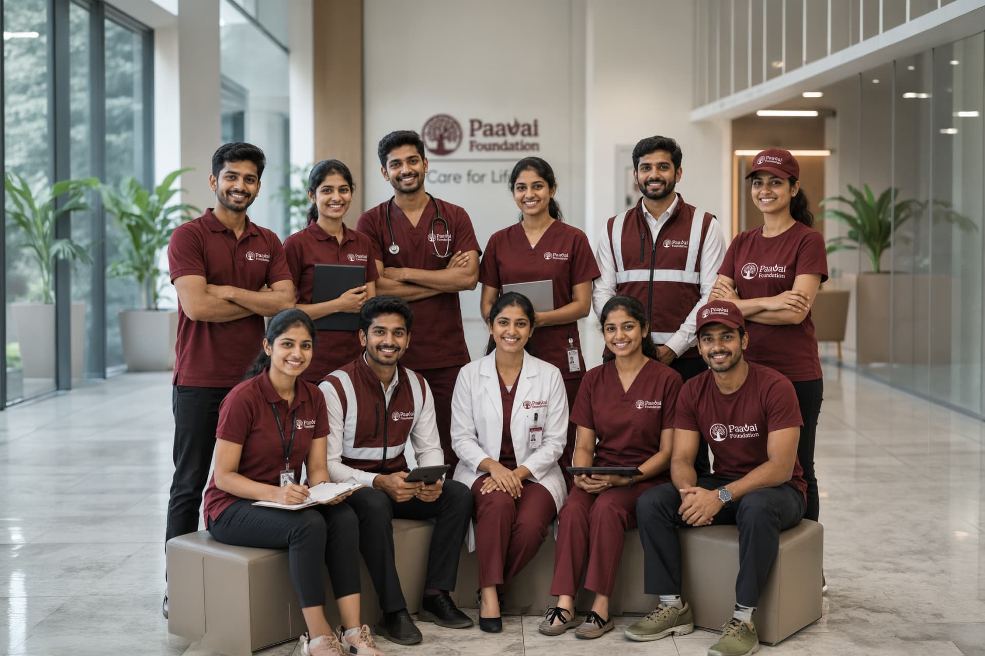 Paavai Foundation team behind the Beyond Limits mission