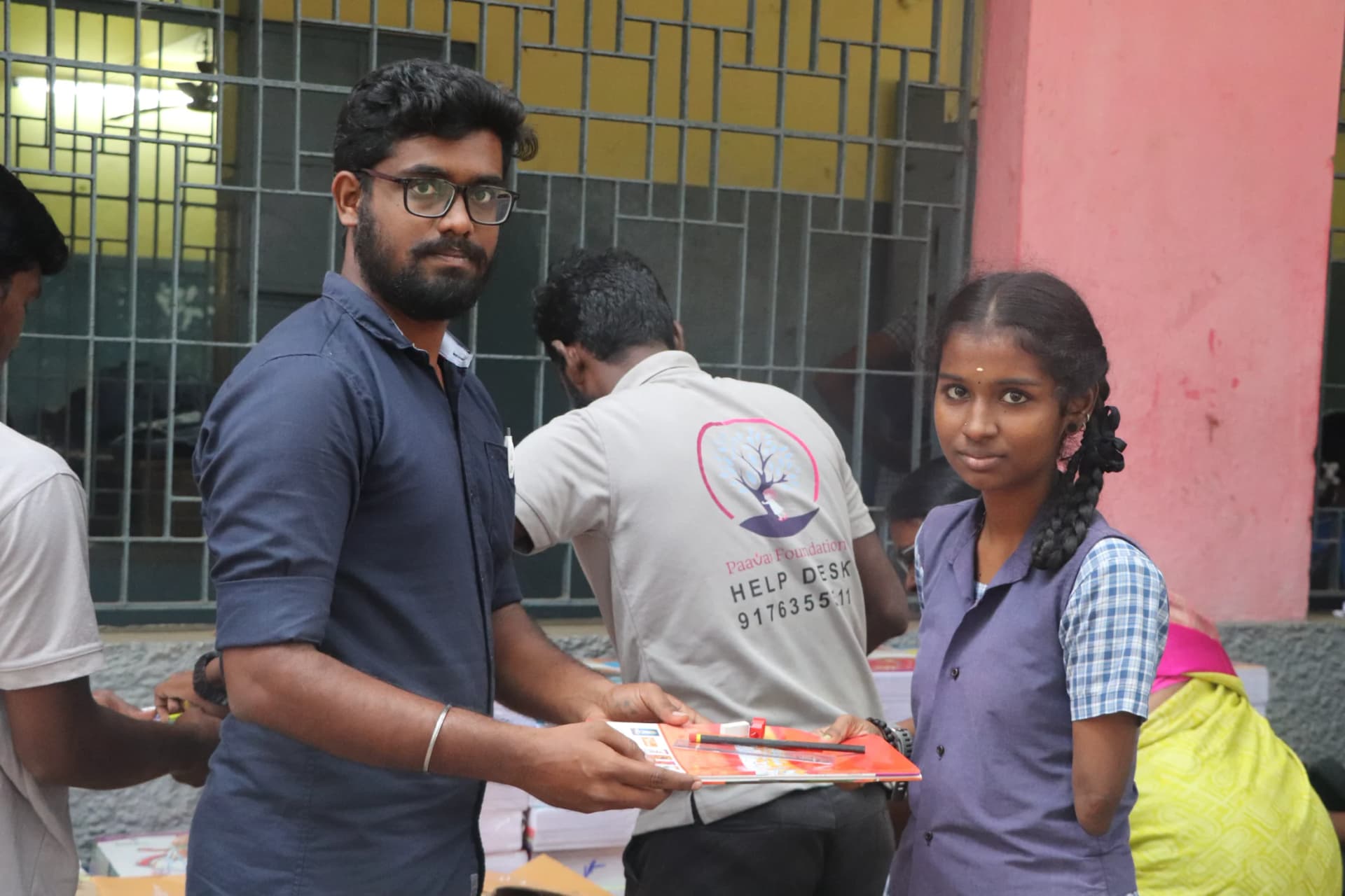 Multi School - Stationery items Distribution - Chennai