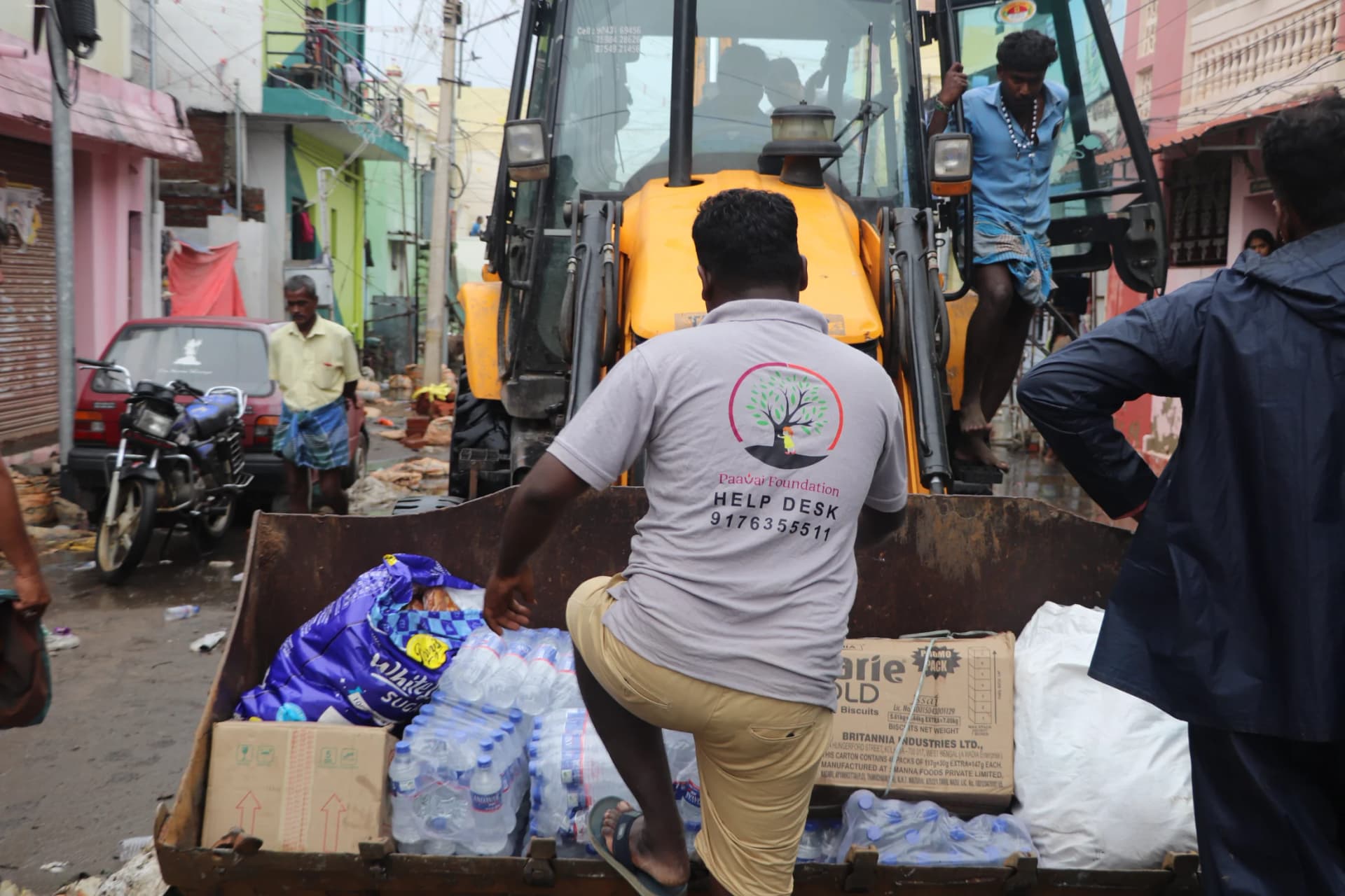 Flood Relief - Food Distribution