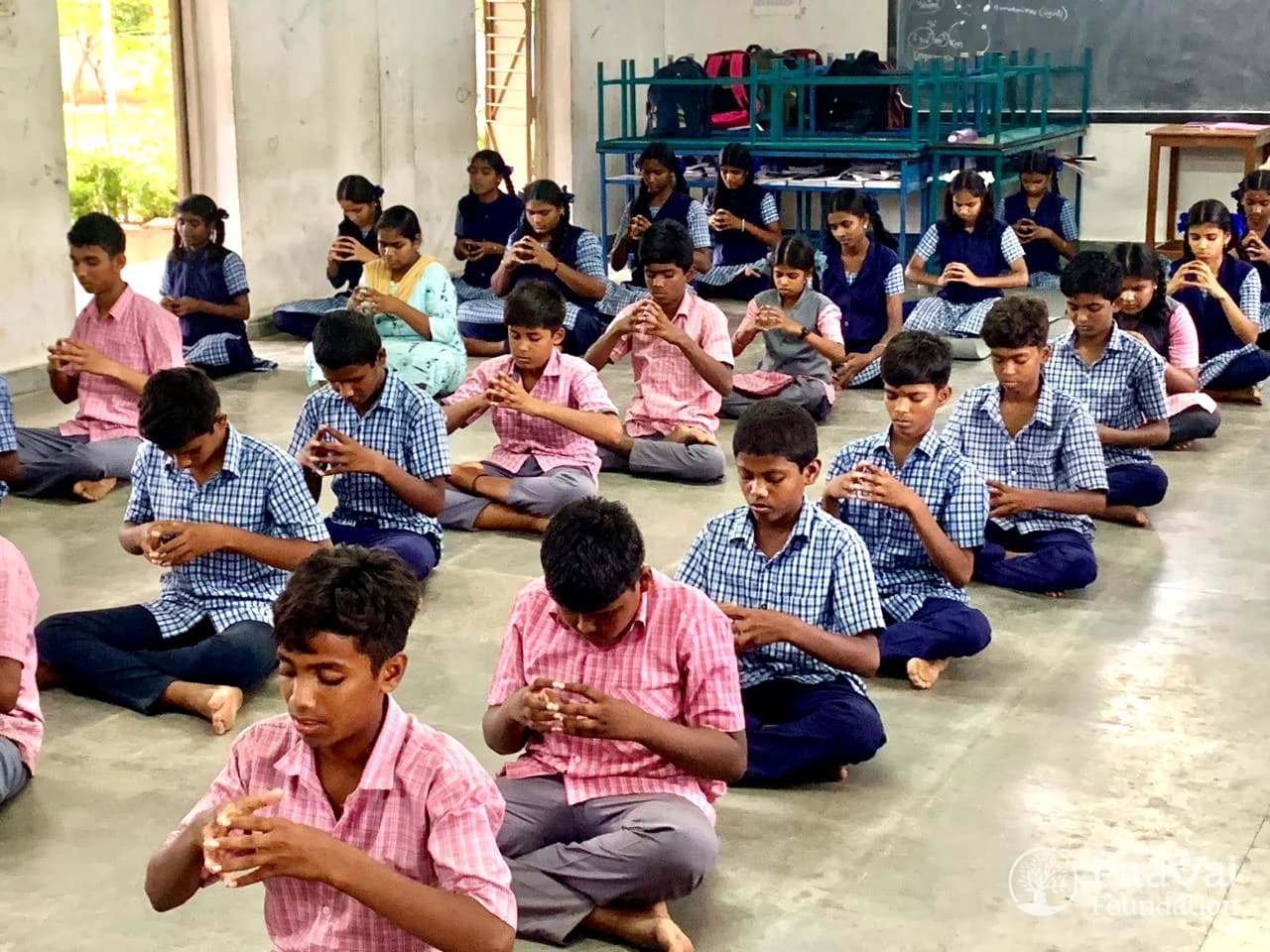 International Yoga Day - Mathurakali Higher Secondary School, Madanahalli Village